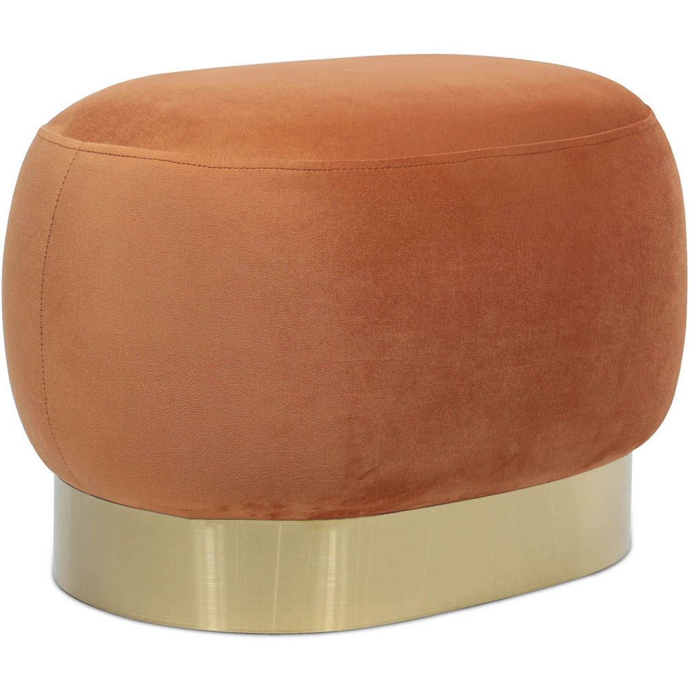 Pouf - Velours en Metaal - Luxe image 8