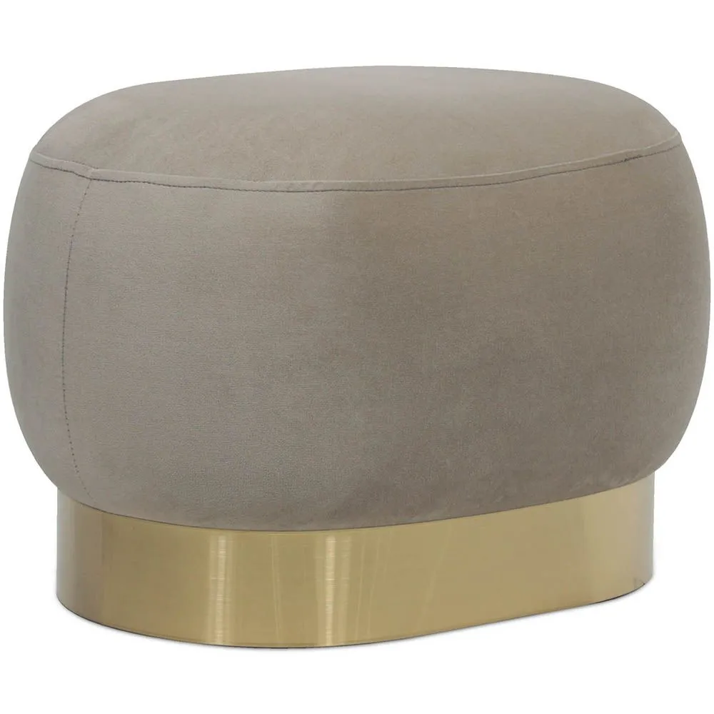 Pouf - Velours en Metaal - Luxe image 8