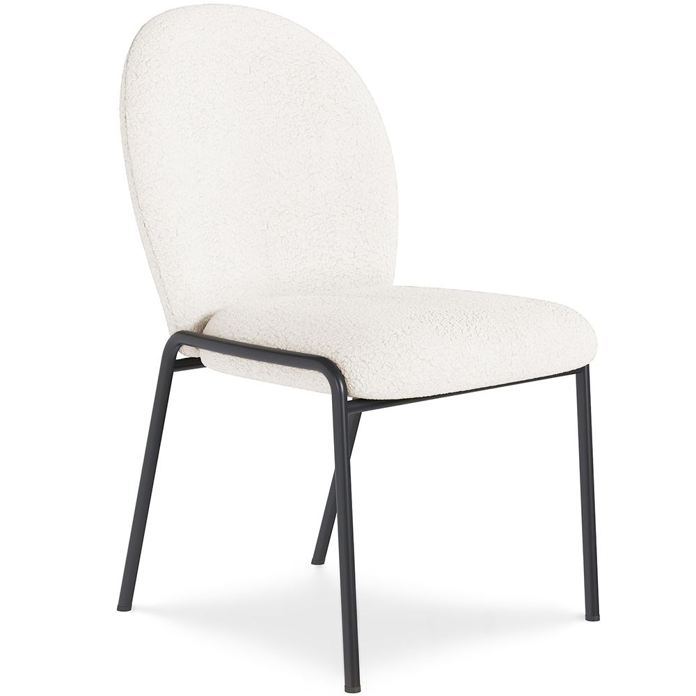 Eetkamerstoel - Bekleed met Bouclé-stof - Erys image 8