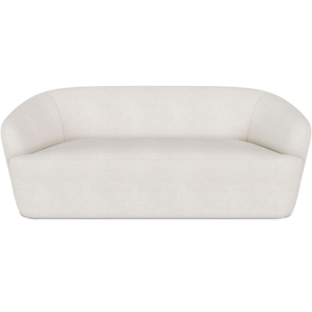 Gebogen Sofa - 2-Zitter - Boucle Stof - Bold image 8