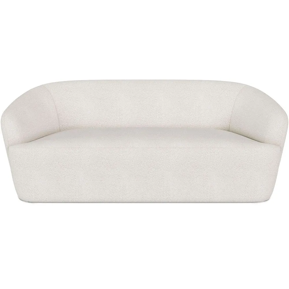 Gebogen Sofa - 2-Zitter - Boucle Stof - Bold image 8