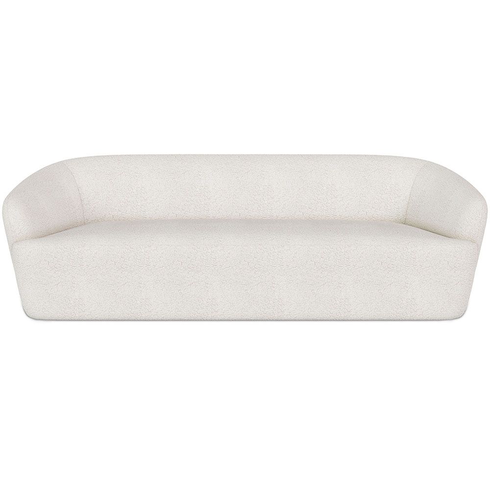 Gebogen Sofa - 3-Zits - Bouclé Stof - Bold image 8