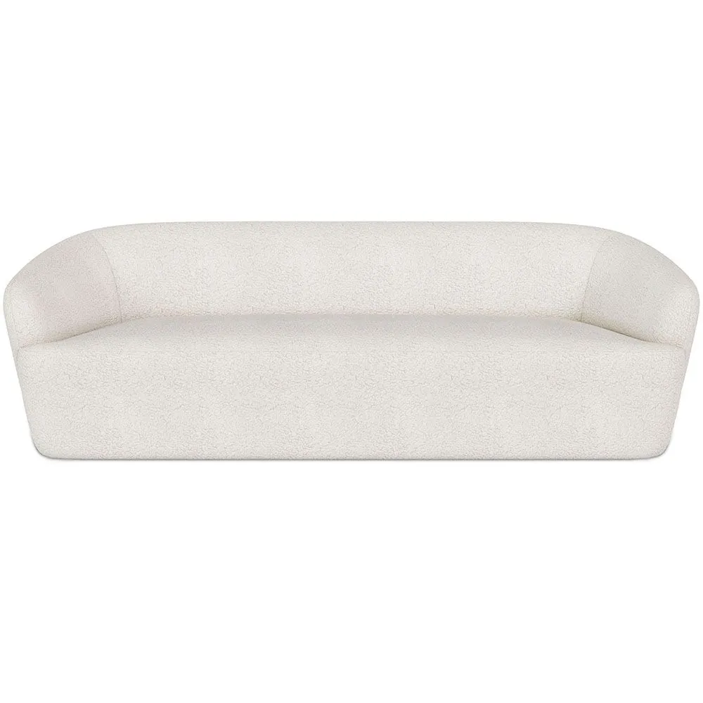 Gebogen Sofa - 3-Zits - Bouclé Stof - Bold image 8