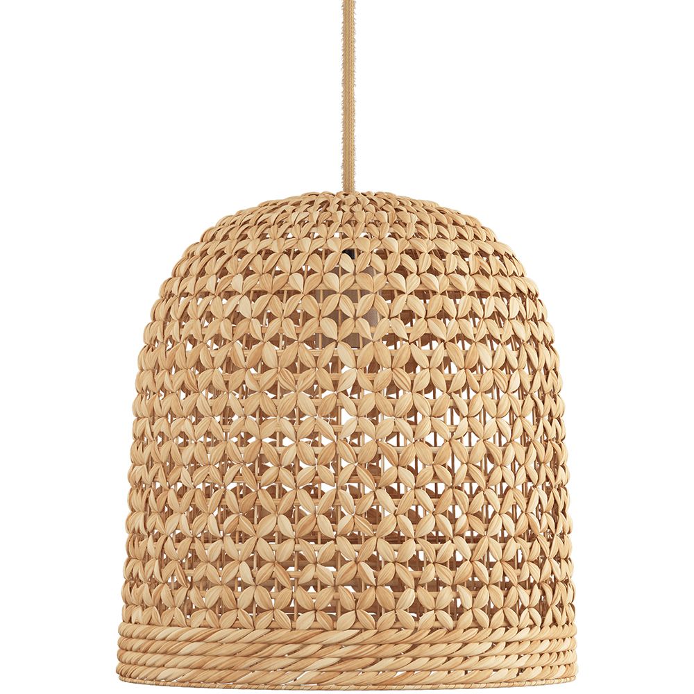 Rieten Plafondlamp - Boho Bali Design Hanglamp - 50 cm - Rava image 8