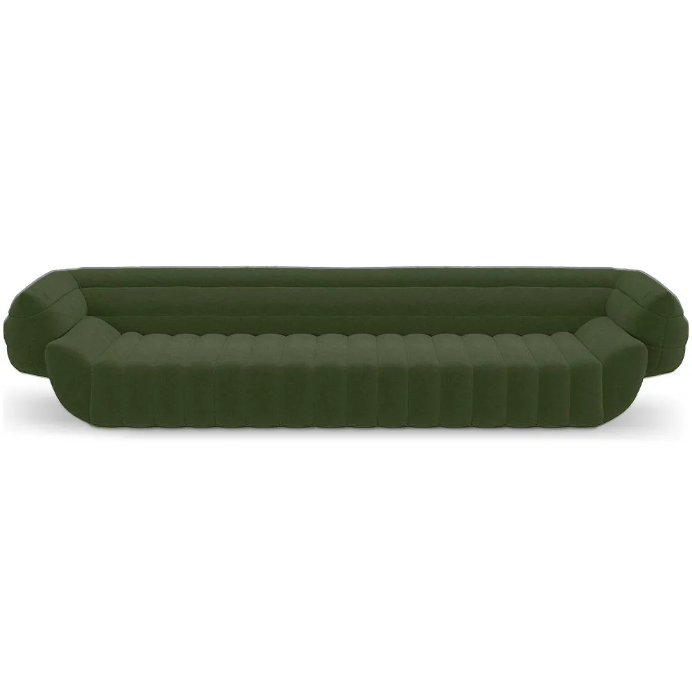 Fluwelen Gestoffeerde Sofa - 4/5 zitplaatsen - Caden image 8