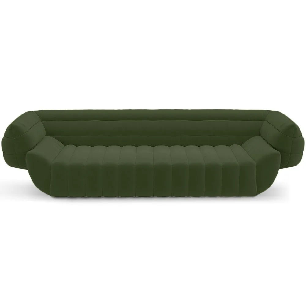 Fluwelen Gestoffeerde Sofa - 3/4 zitplaatsen - Caden image 8