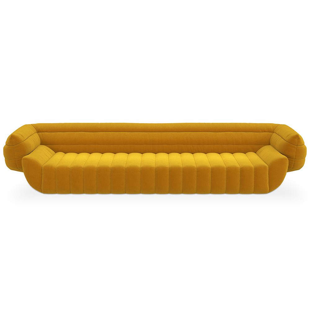 Fluwelen Gestoffeerde Sofa - 4/5 zitplaatsen - Caden image 8