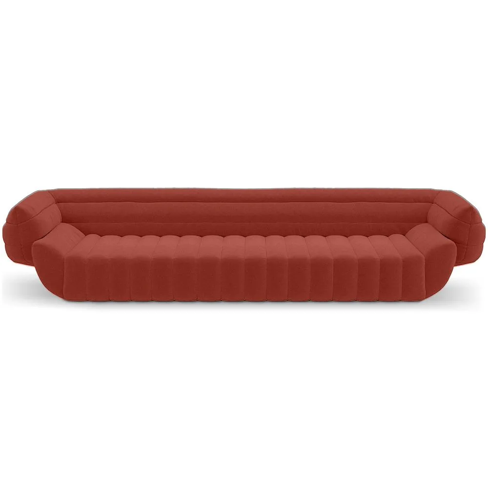 Fluwelen Gestoffeerde Sofa - 4/5 zitplaatsen - Caden image 8