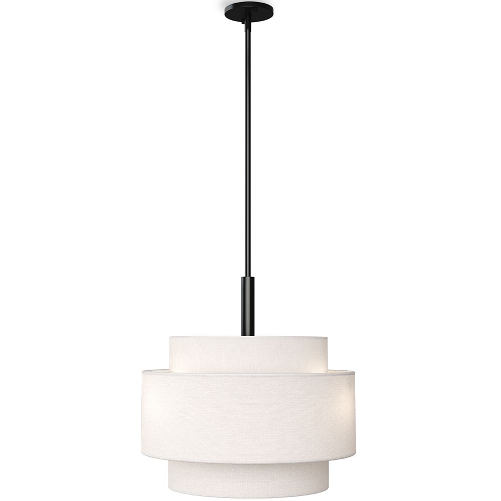 Hanglamp voor aan het Plafond - Stoffen Lampenkap - Lorwe image 8