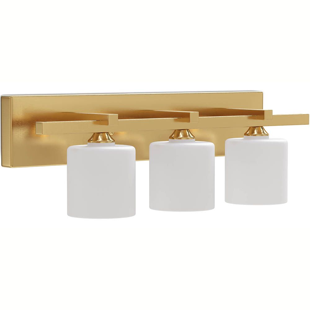 Ouderwetse gouden wandlamp - Wandlamp met 3 lampen - Violet image 8