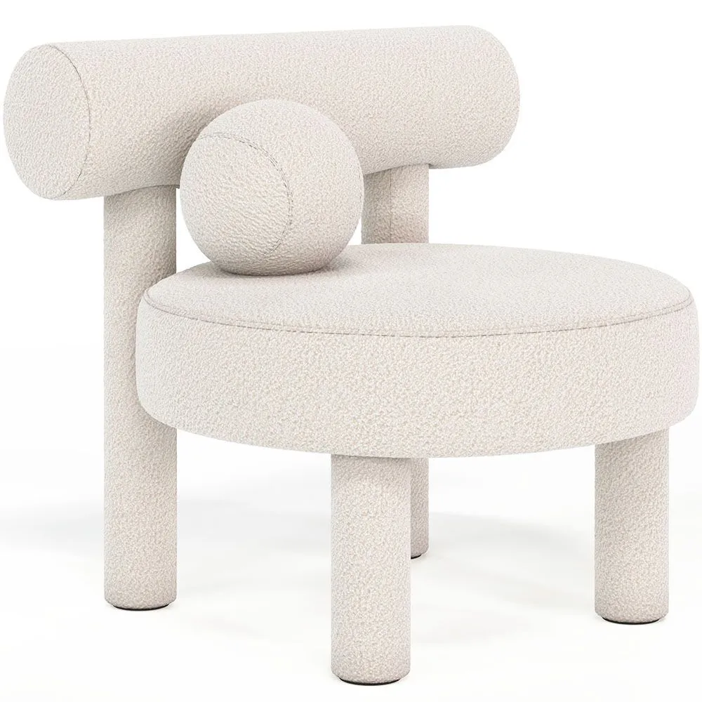 Fauteuil - Bekleed met bouclé - Klena image 8