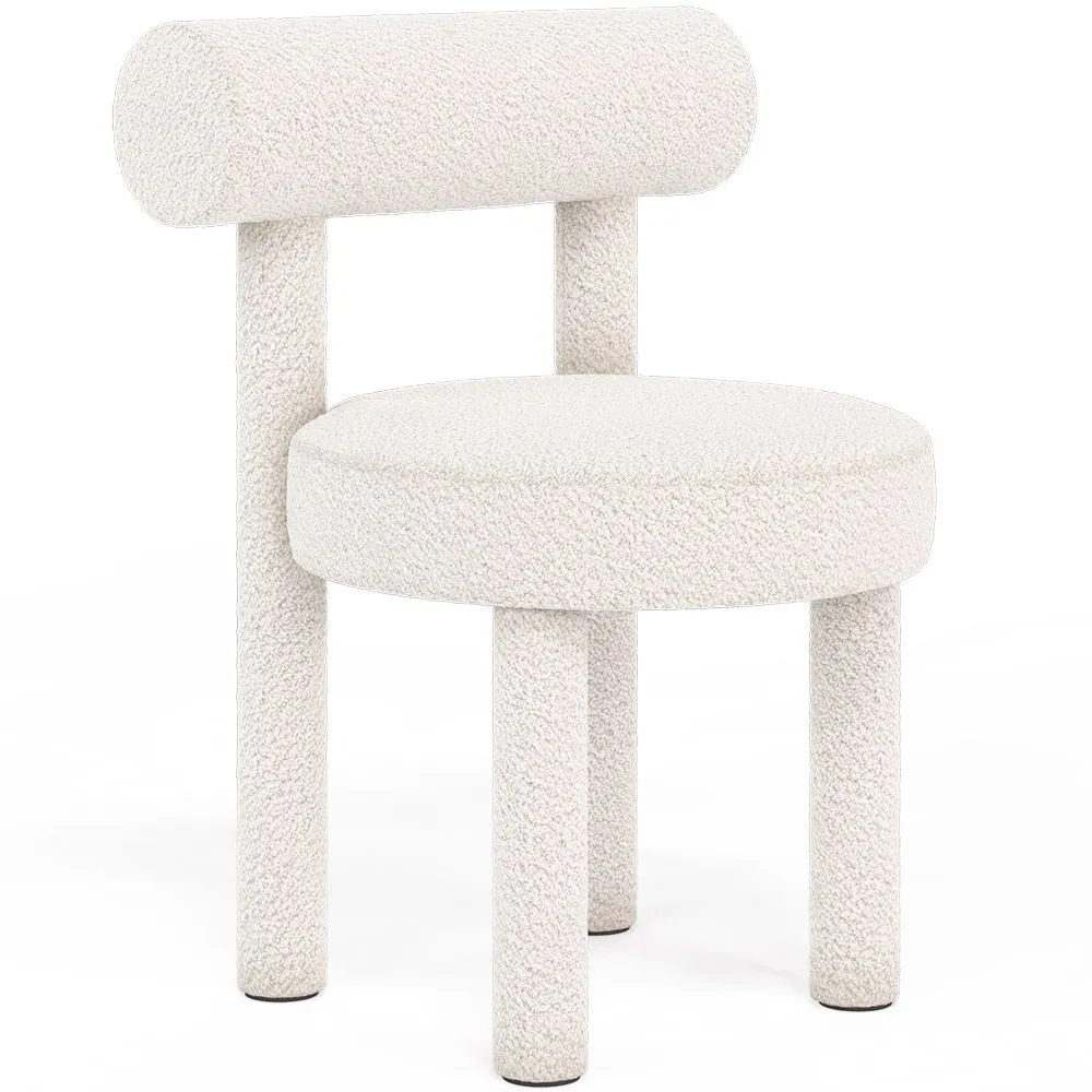 Eetkamerstoel - Bekleed met bouclé stof - Rhys image 8