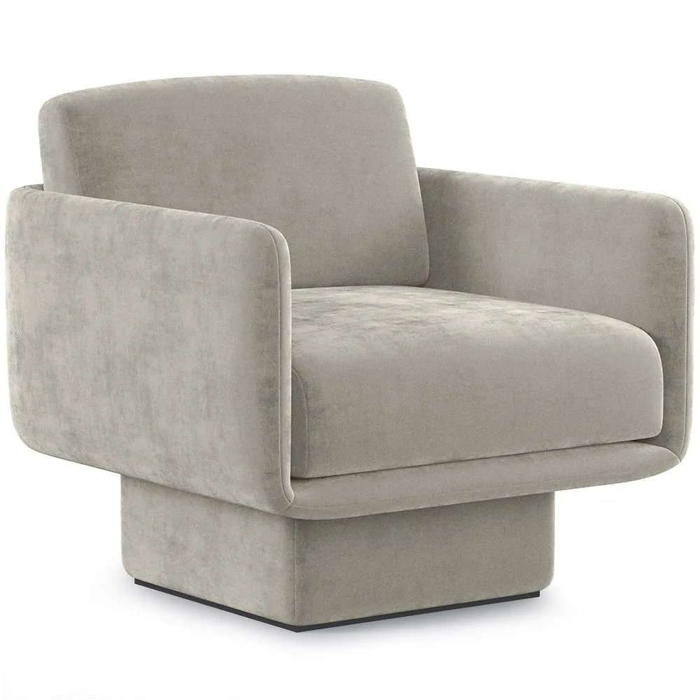 Fluwelen beklede fauteuil - Jackson image 8