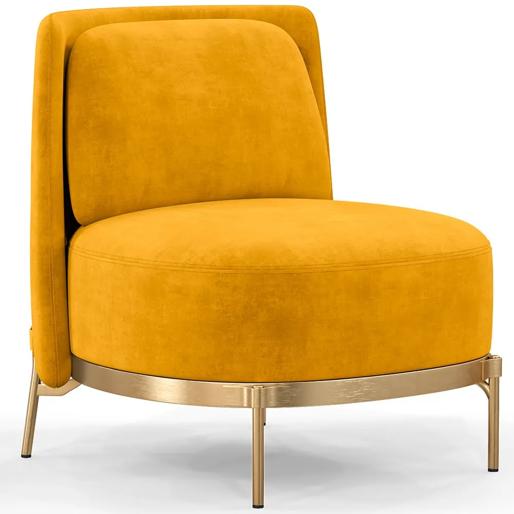 Design Fauteuil - Bekleed met Velours - Kanla image 8