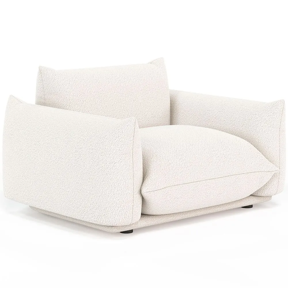 Fauteuil - Gestoffeerd met Bouclé Stof - Wers image 8