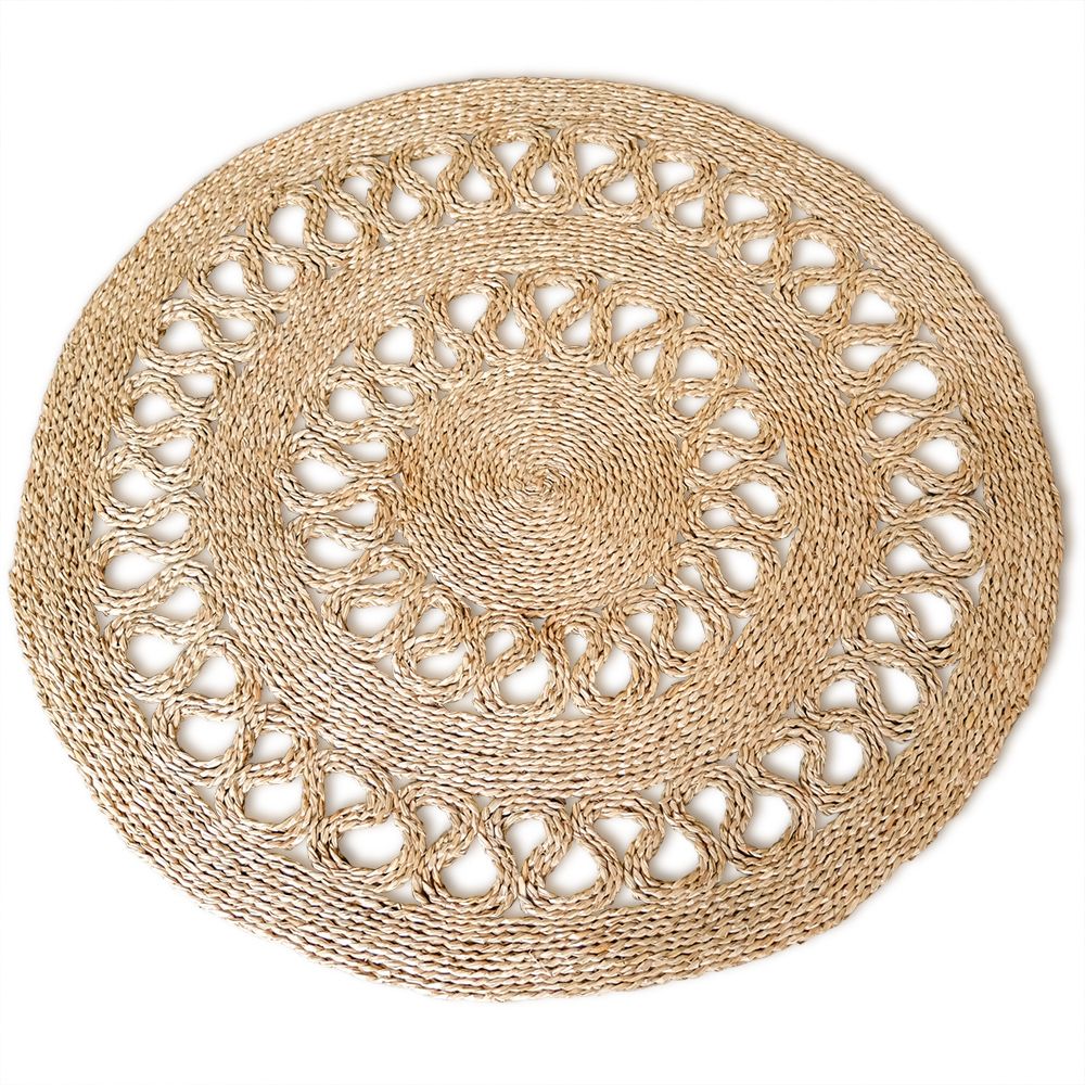 Ronde juten tapijt - Boho Bali - 150 CM - Ilya image 8