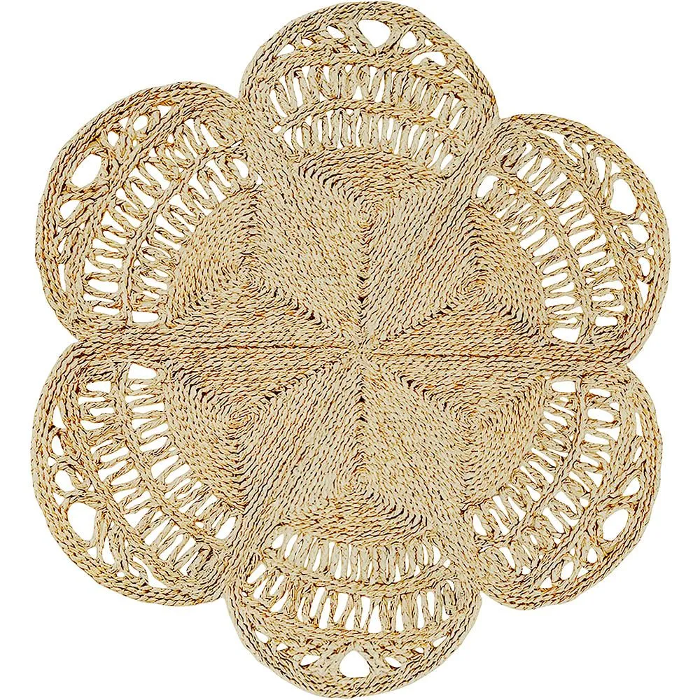 Ronde juten tapijt - Boho Bali - 120 CM - Niluh image 8
