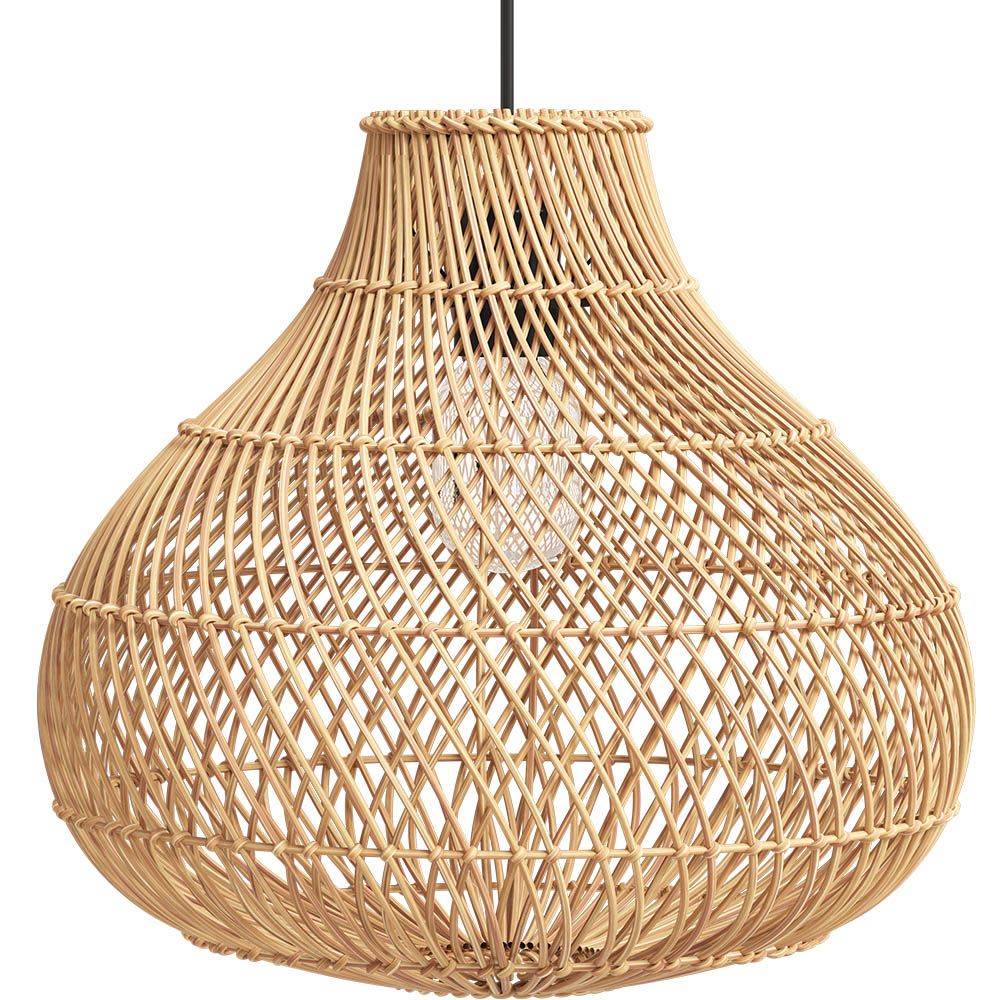 Rotan Plafondlamp - Bali Boho Hanglamp - Wayan image 8
