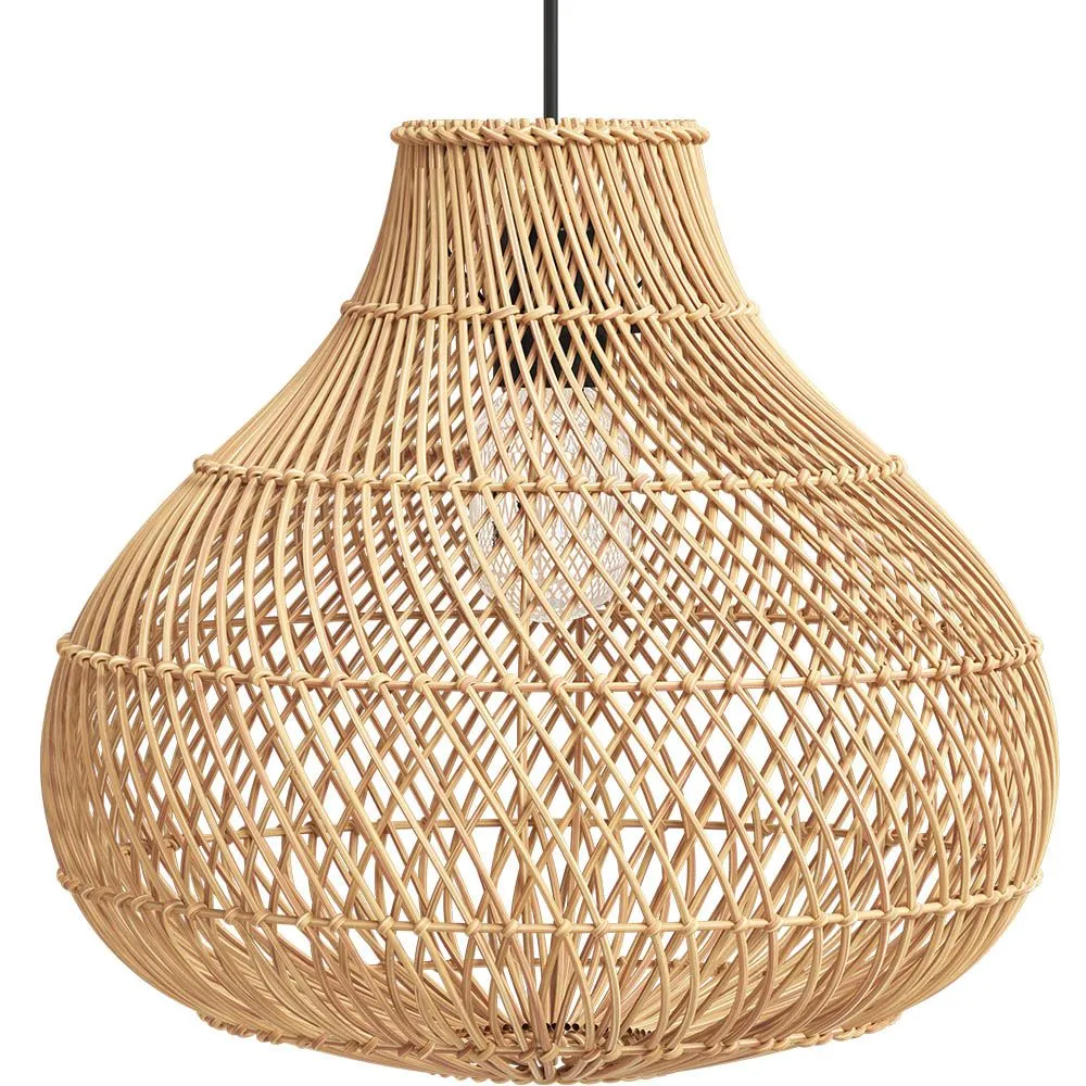 Rotan Plafondlamp - Bali Boho Hanglamp - Wayan image 8