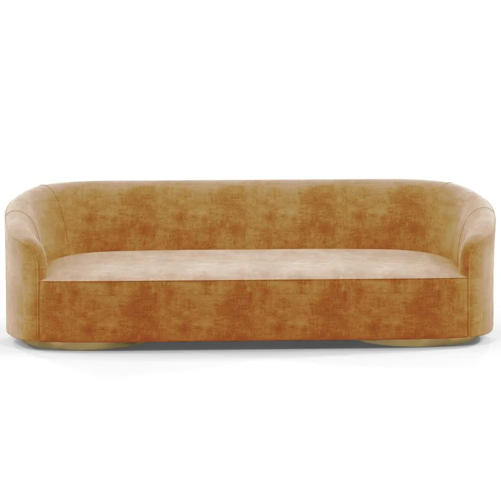 4/5-Zitsbank met fluwelen bekleding - Herina image 8