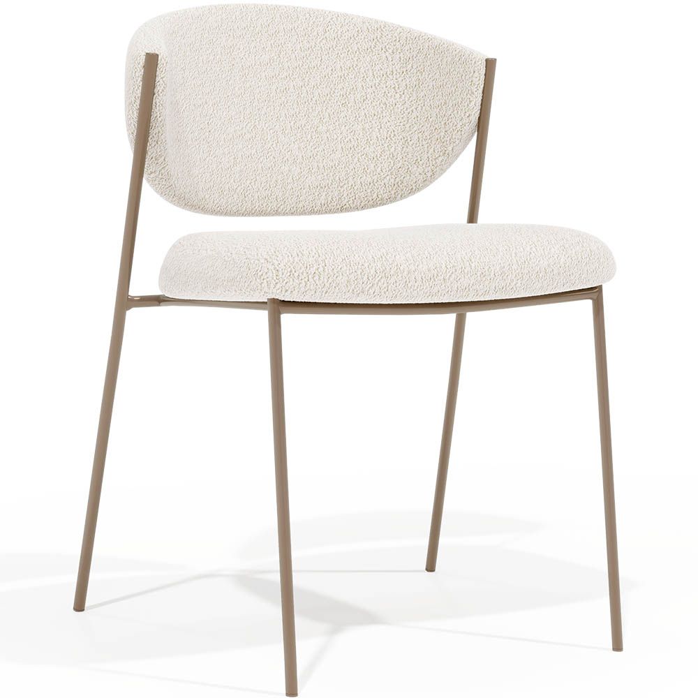 Eetkamerstoel - Bekleed met bouclé-stof - Seda image 8