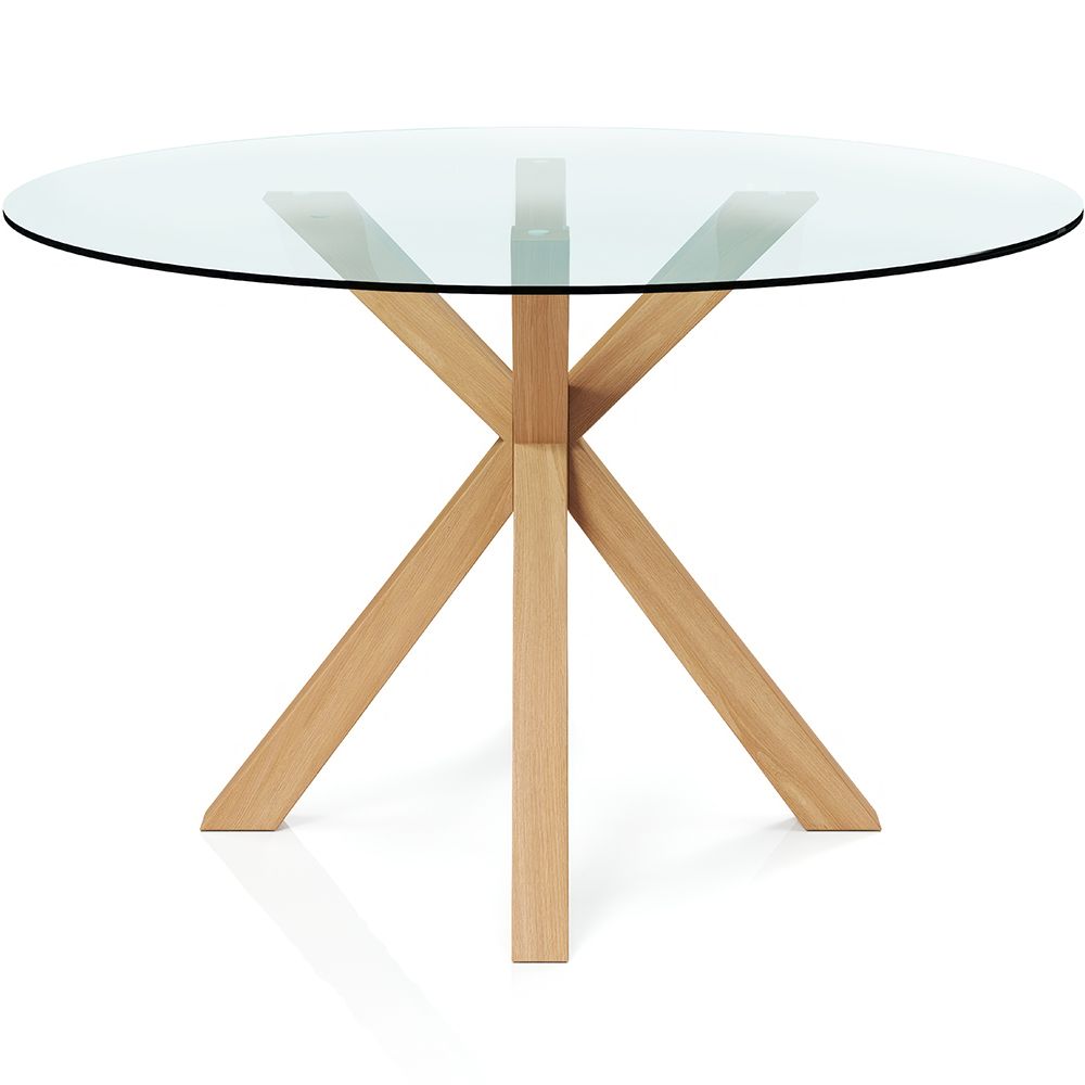 Ronde Eettafel - 120CM - Glas  - Tauwa image 8
