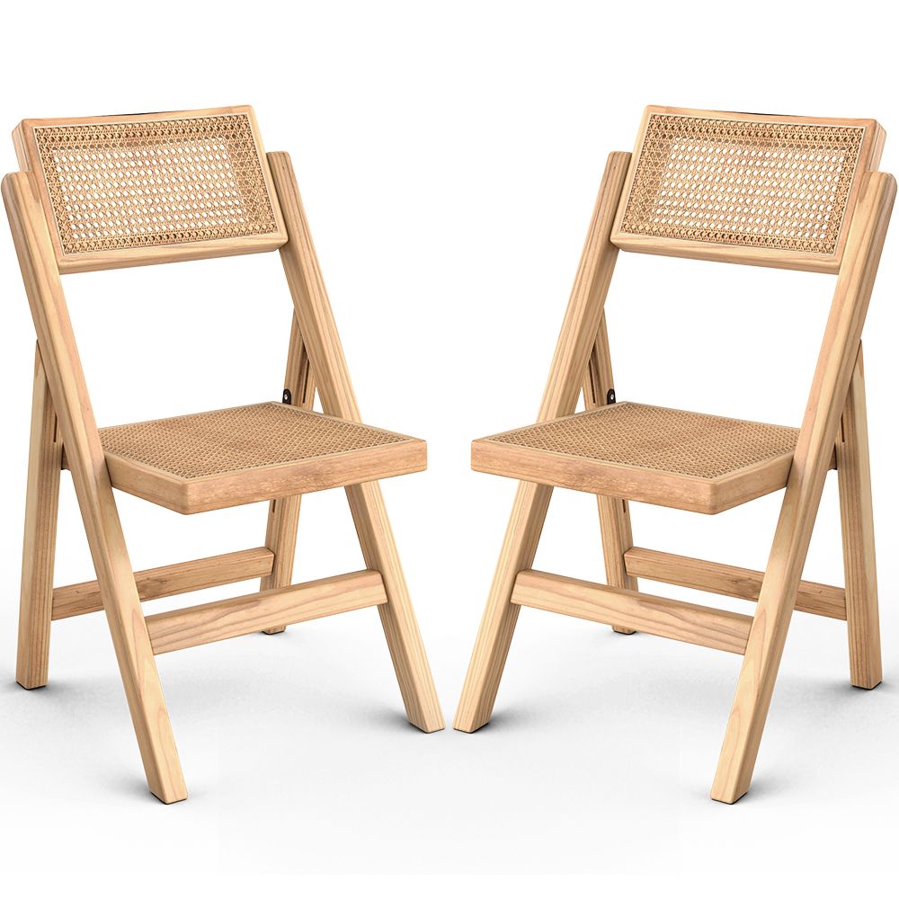 Pakket van 2 Eetkamerstoel van Canage rotan en hout - Umbra image 8