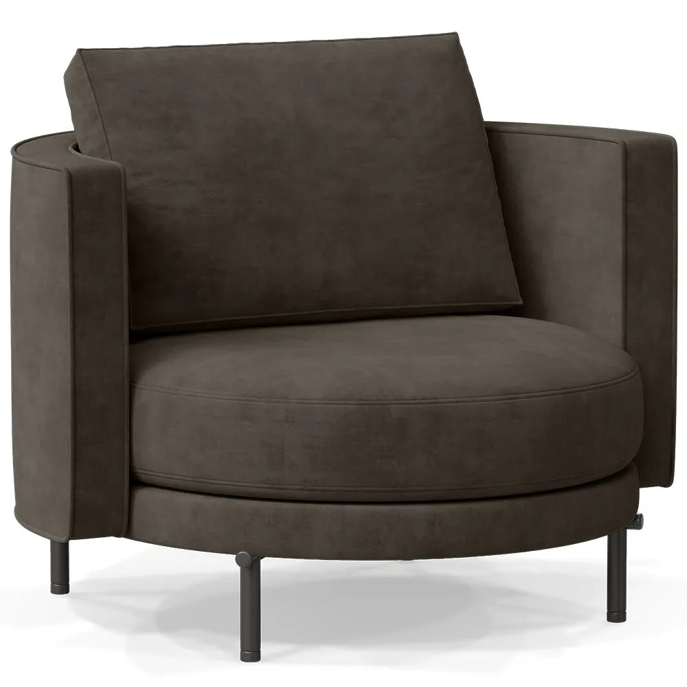 Design Fauteuil - Bekleed met Velours - Maura image 8