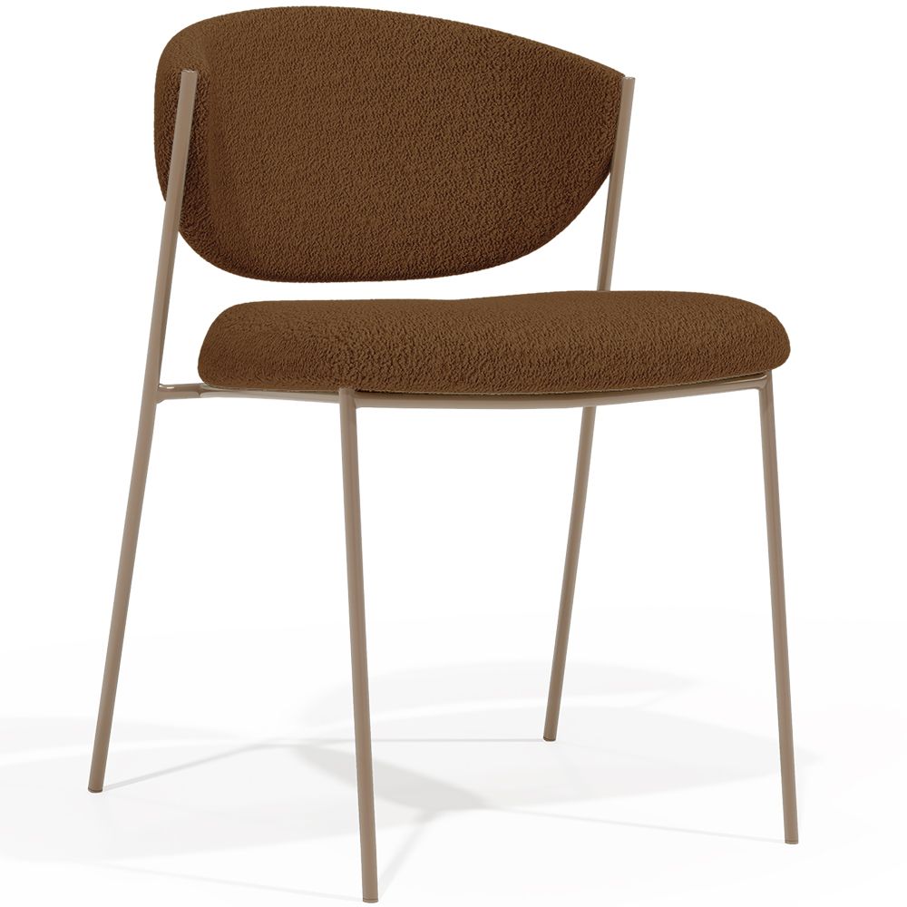 Eetkamerstoel - Bekleed met bouclé-stof - Seda image 8