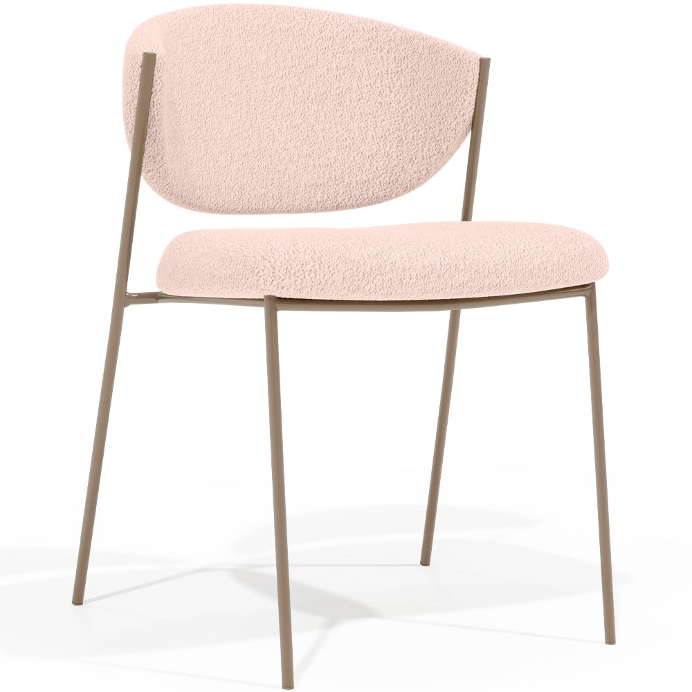 Eetkamerstoel - Bekleed met bouclé-stof - Seda image 8