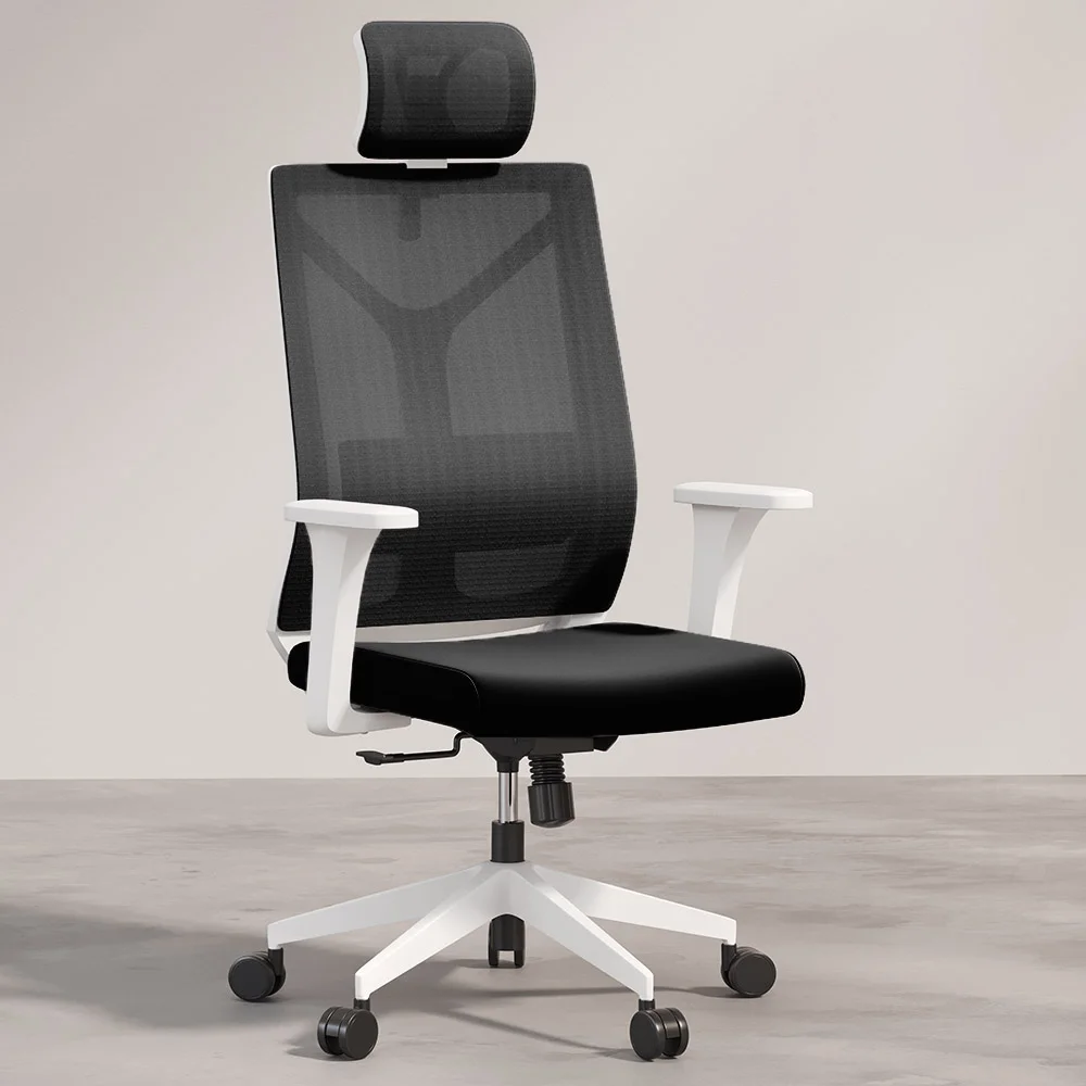 Ergonomisk kontorstol med hjul og armlener - Ergal image 8