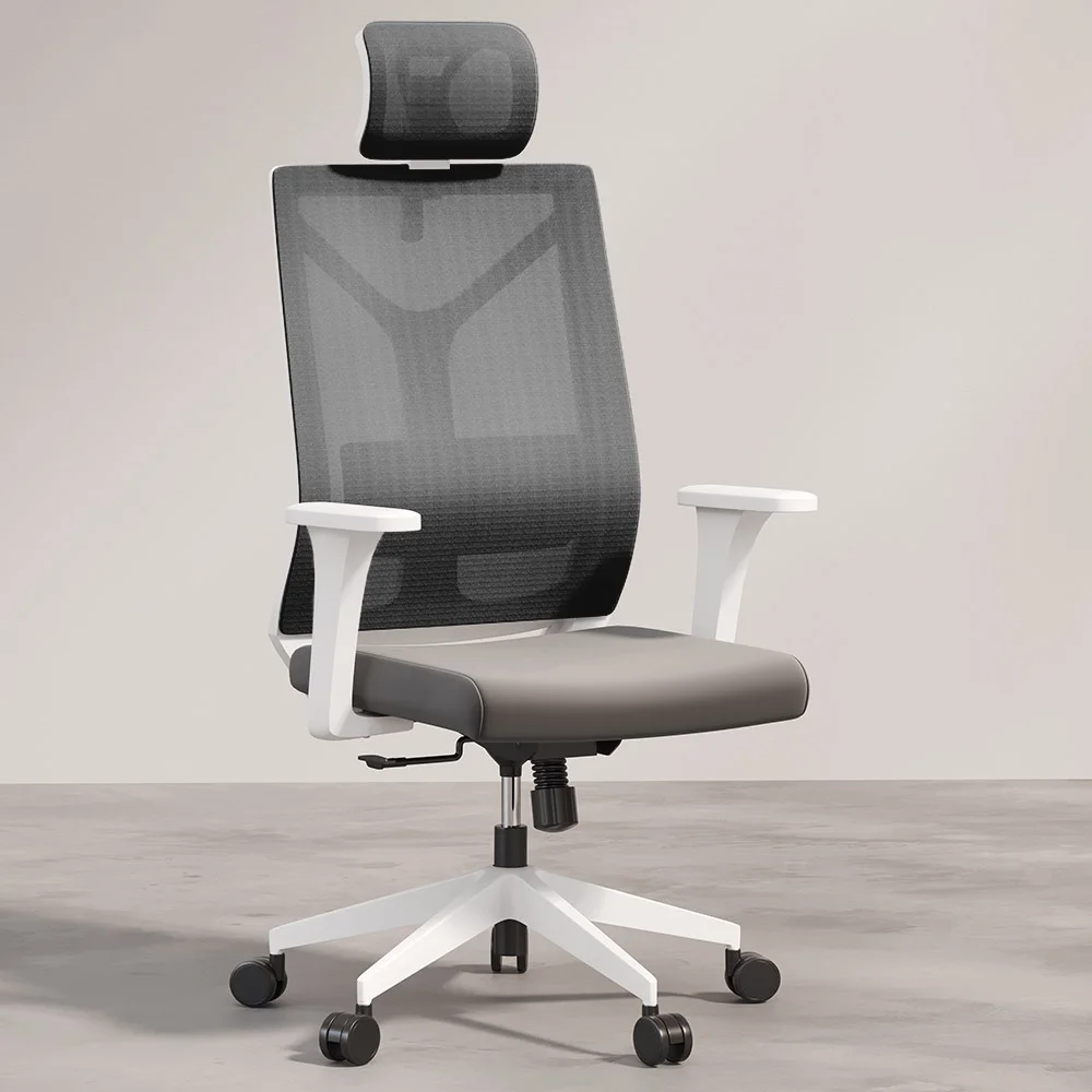 Ergonomisk kontorstol med hjul og armlener - Ergal image 8