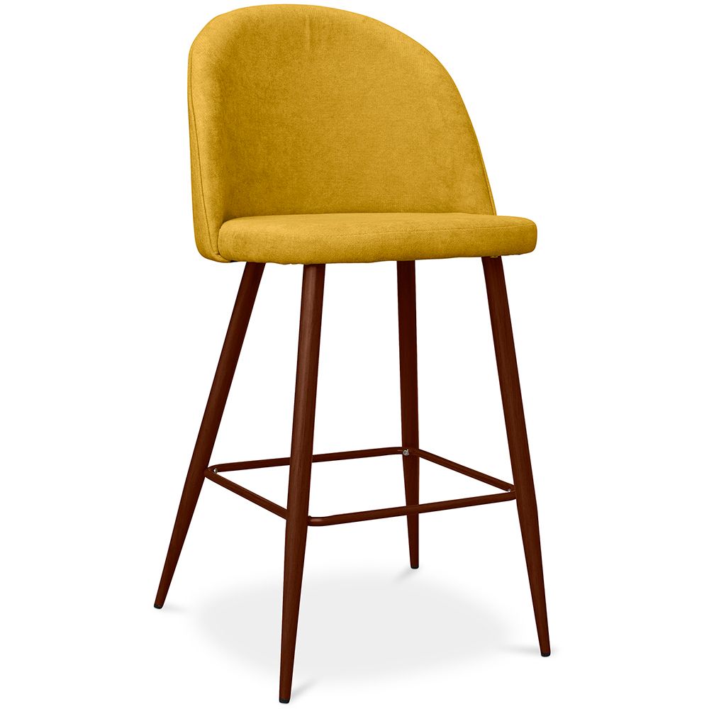 Stoffen beklede kruk - Scandinavisch ontwerp - 66cm- Evelyne image 8