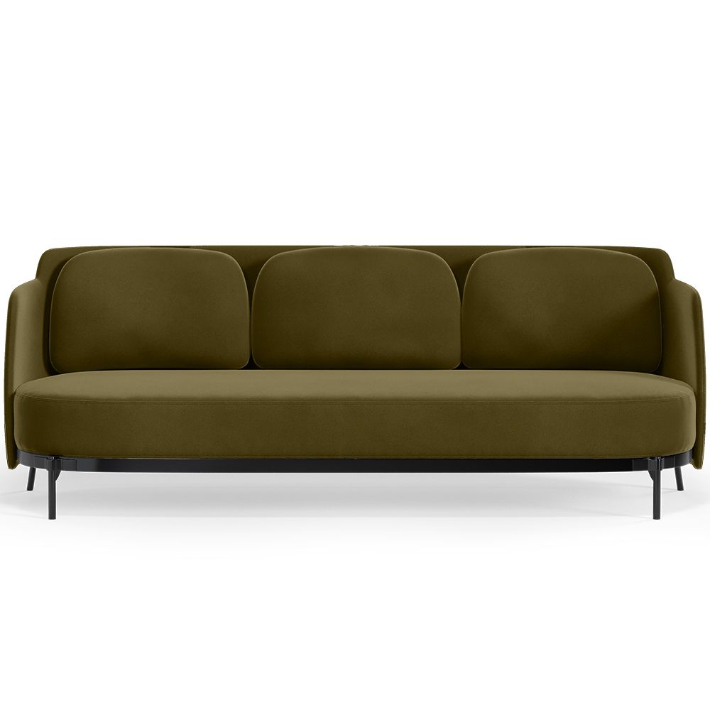 Driezitsbank - Fluweelbekleding -Terron image 8