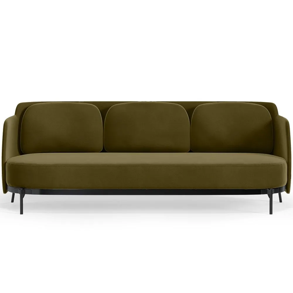 Driezitsbank - Fluweelbekleding -Terron image 8