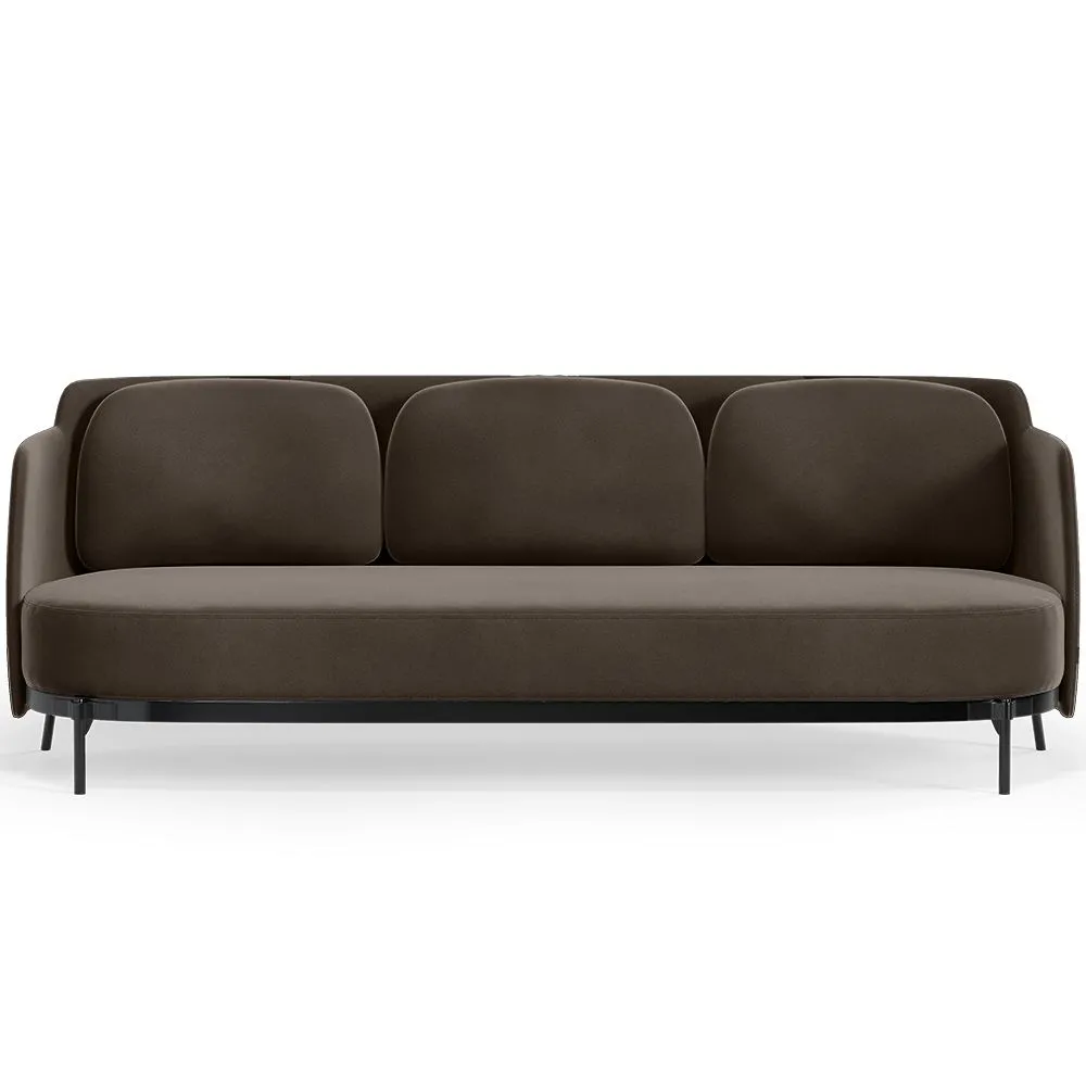 Driezitsbank - Fluweelbekleding -Terron image 8