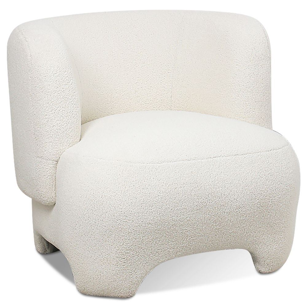 Gestoffeerde Fauteuil - Fauteuil van Bouclé-stof - Magnolia image 8