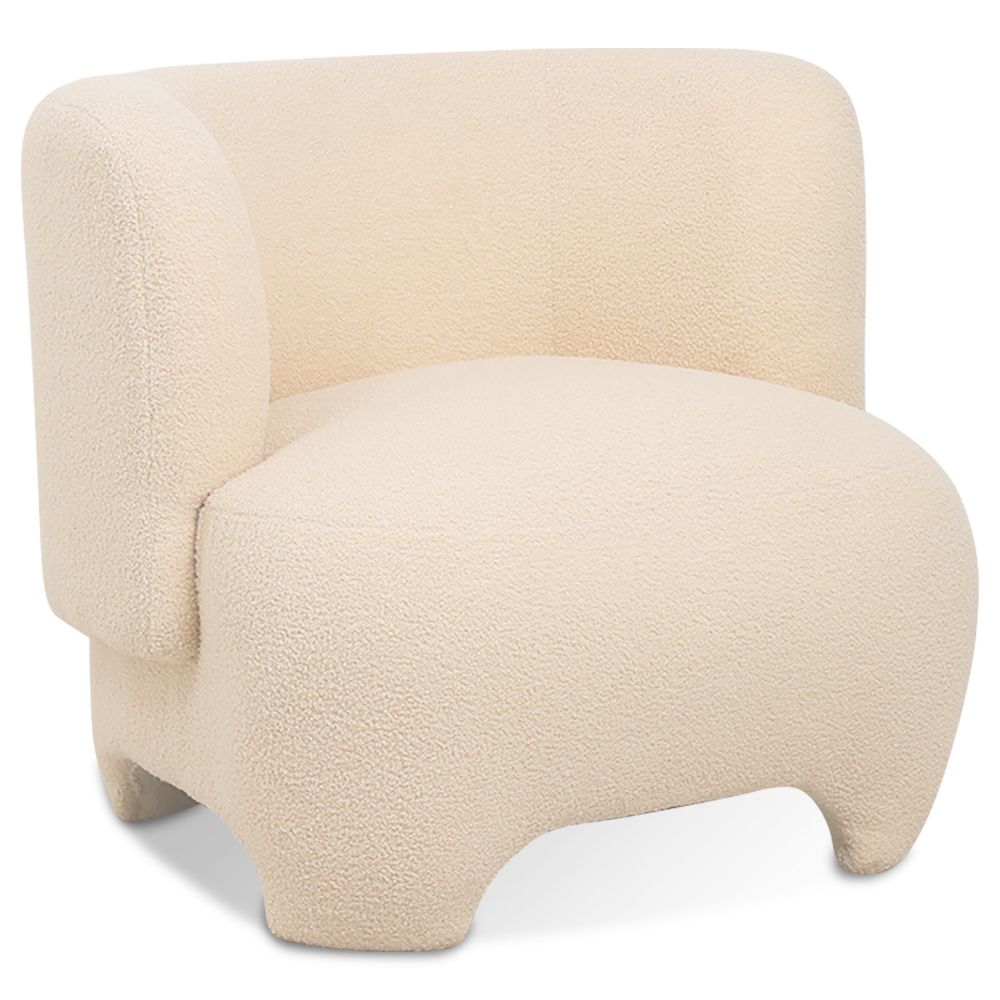 Gestoffeerde Fauteuil - Fauteuil van Bouclé-stof - Magnolia image 8