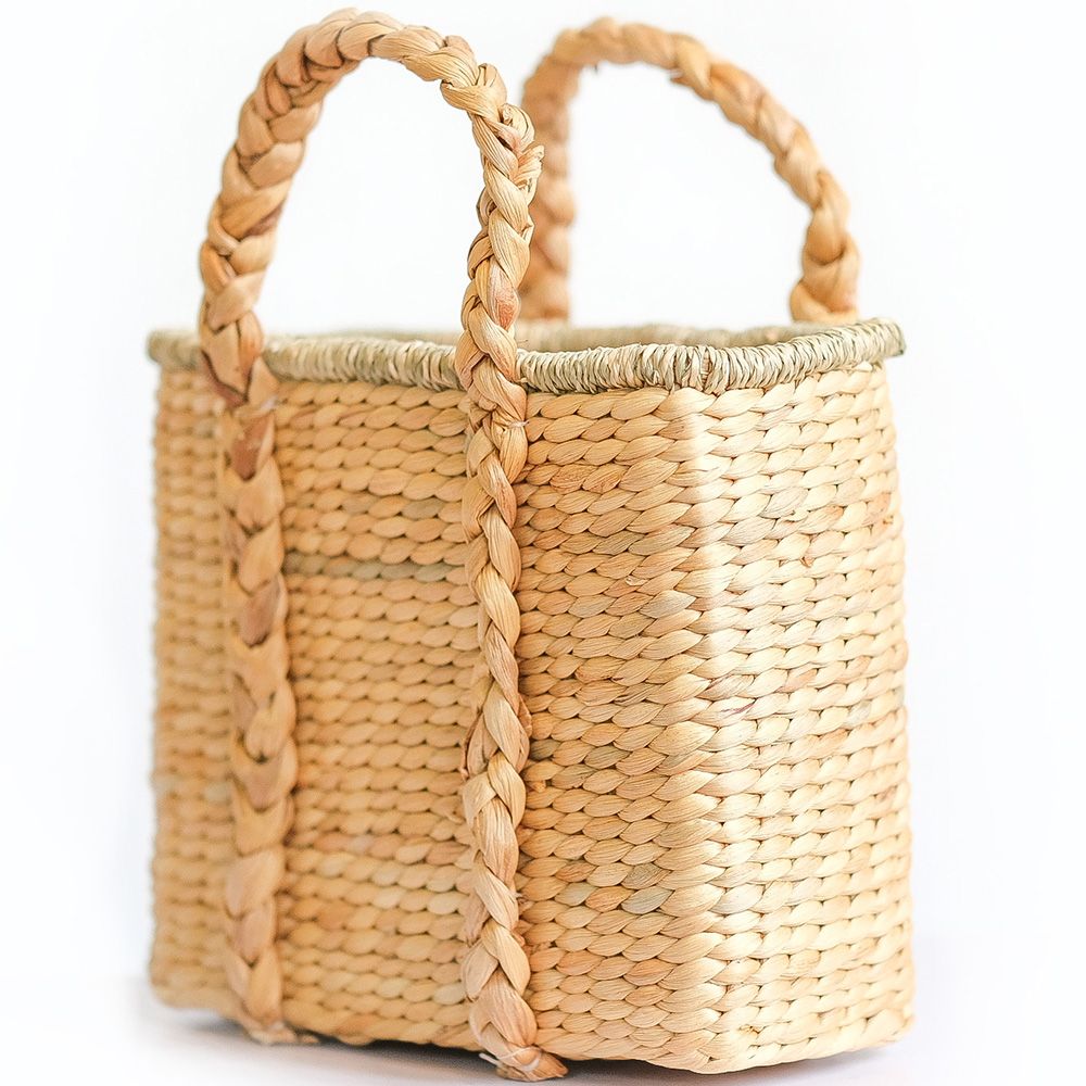 Mand van Natuurlijke Vezels met Handvatten - 30x25CM - Haret image 8