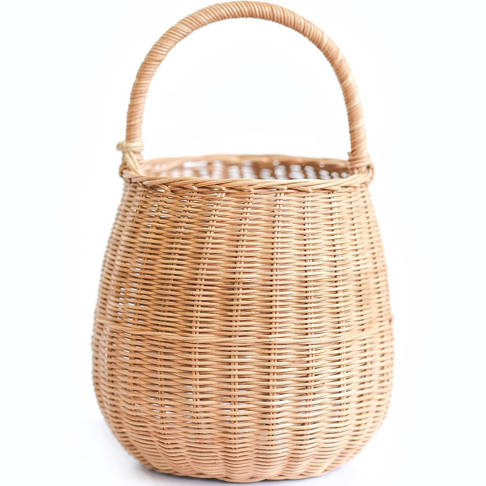 Rieten mand met handvat - 33x22CM - Vernu image 8
