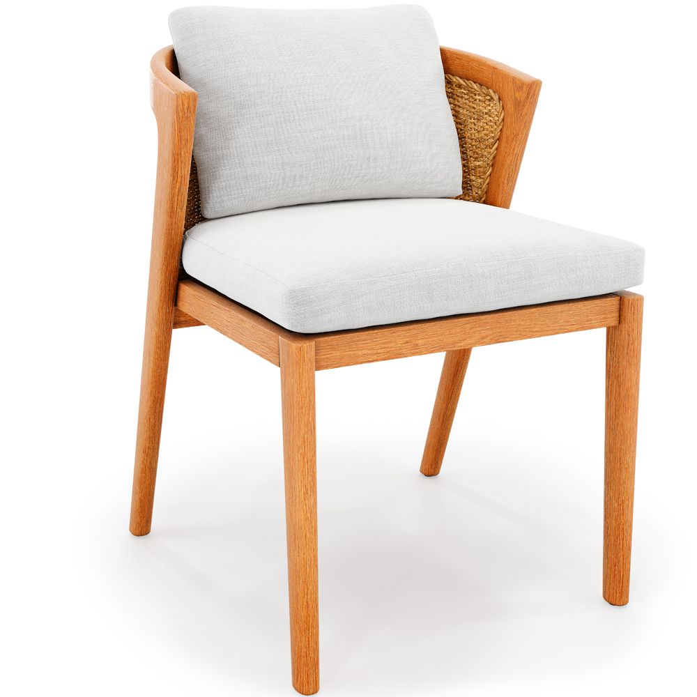 Eetkamerstoel voor buiten van teak met kussens - Esther image 8
