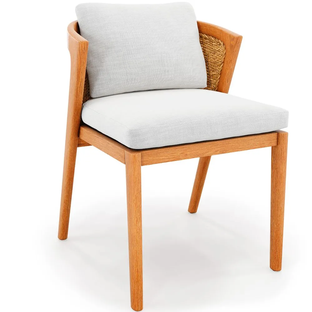 Eetkamerstoel voor buiten van teak met kussens - Esther image 8