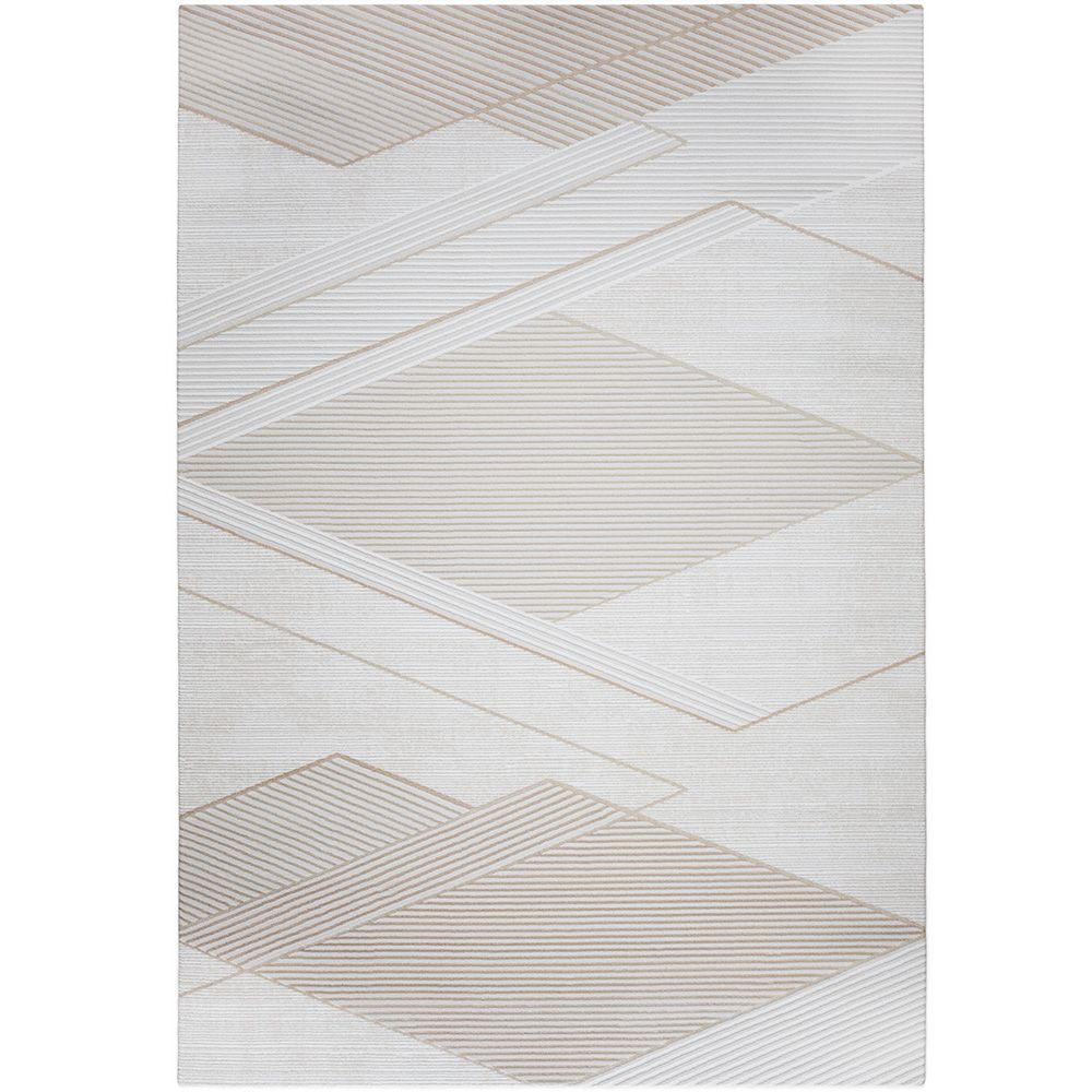 Groot Tapijt met Eigentijds Modern Ontwerp - Beige (290x200 cm) - Utana image 8