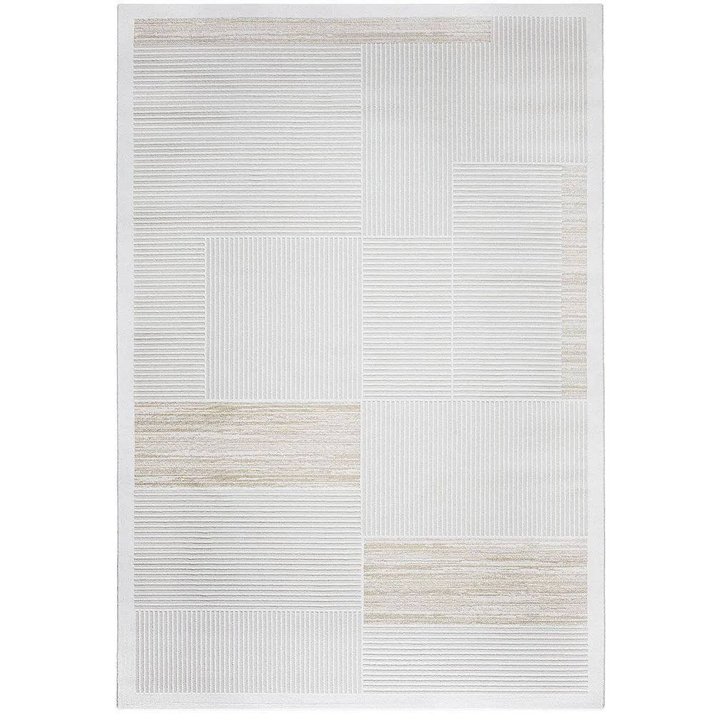 Groot Tapijt met Eigentijds Modern Ontwerp - Beige (290x200 cm) - Pestra image 8