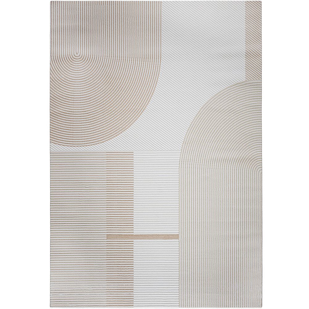 Groot Tapijt met Eigentijds Modern Ontwerp - Beige (290x200 cm) - Lubida image 8