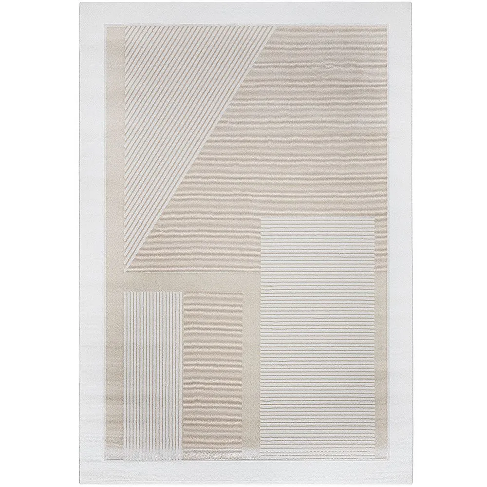 Groot Tapijt met Eigentijds Modern Ontwerp - Beige (290x200 cm) - Terna image 8