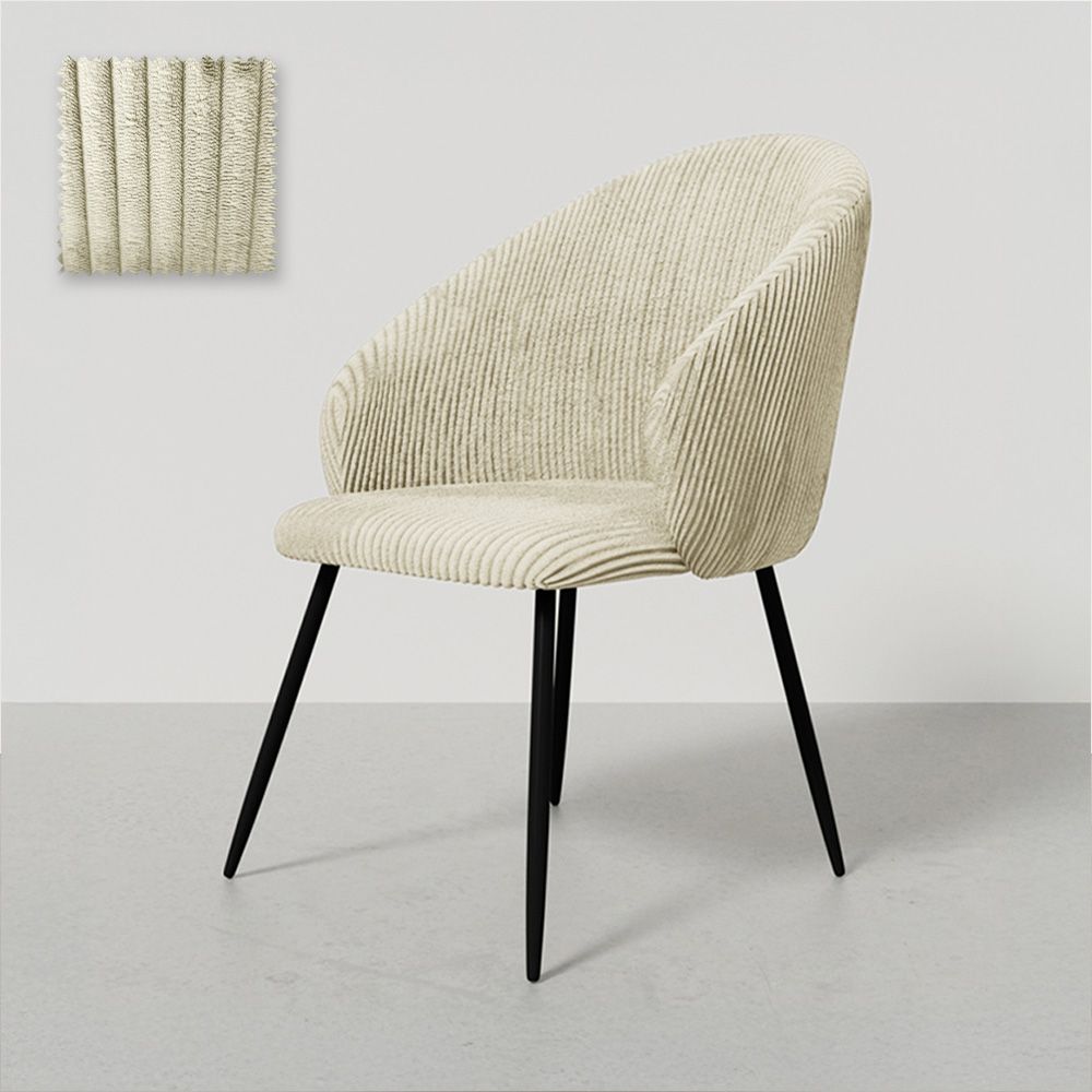 Eetkamerstoel Bekleed met Fluweel - Brugges image 8