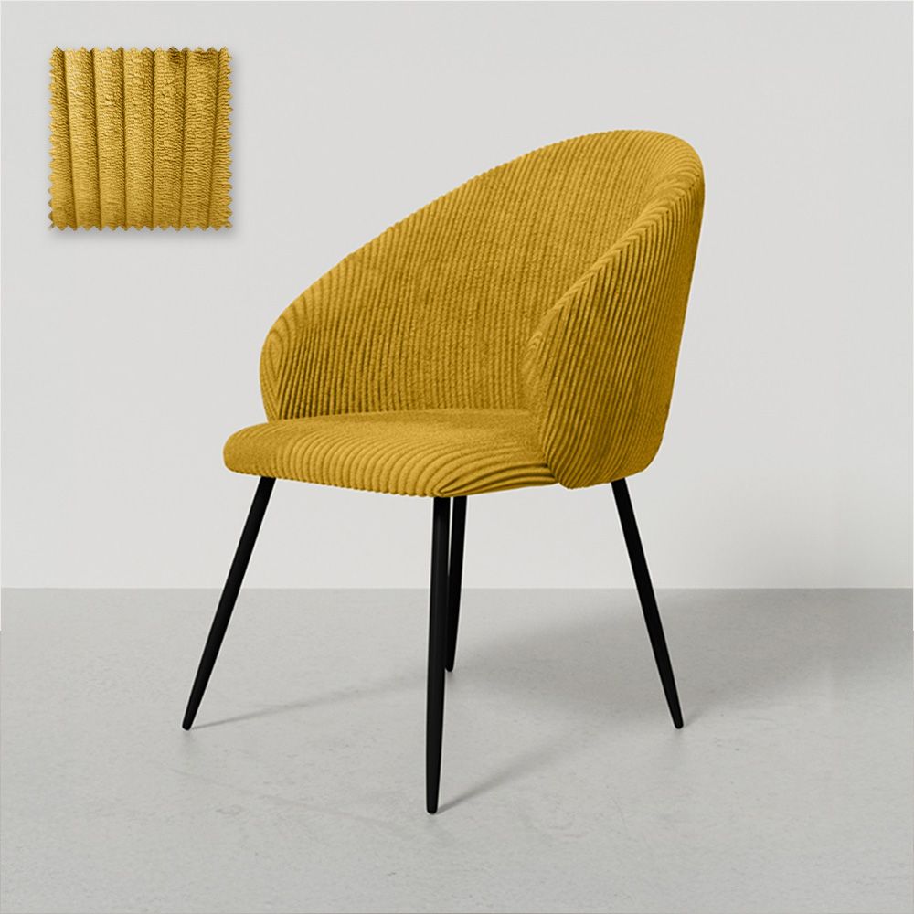 Eetkamerstoel Bekleed met Fluweel - Brugges image 8