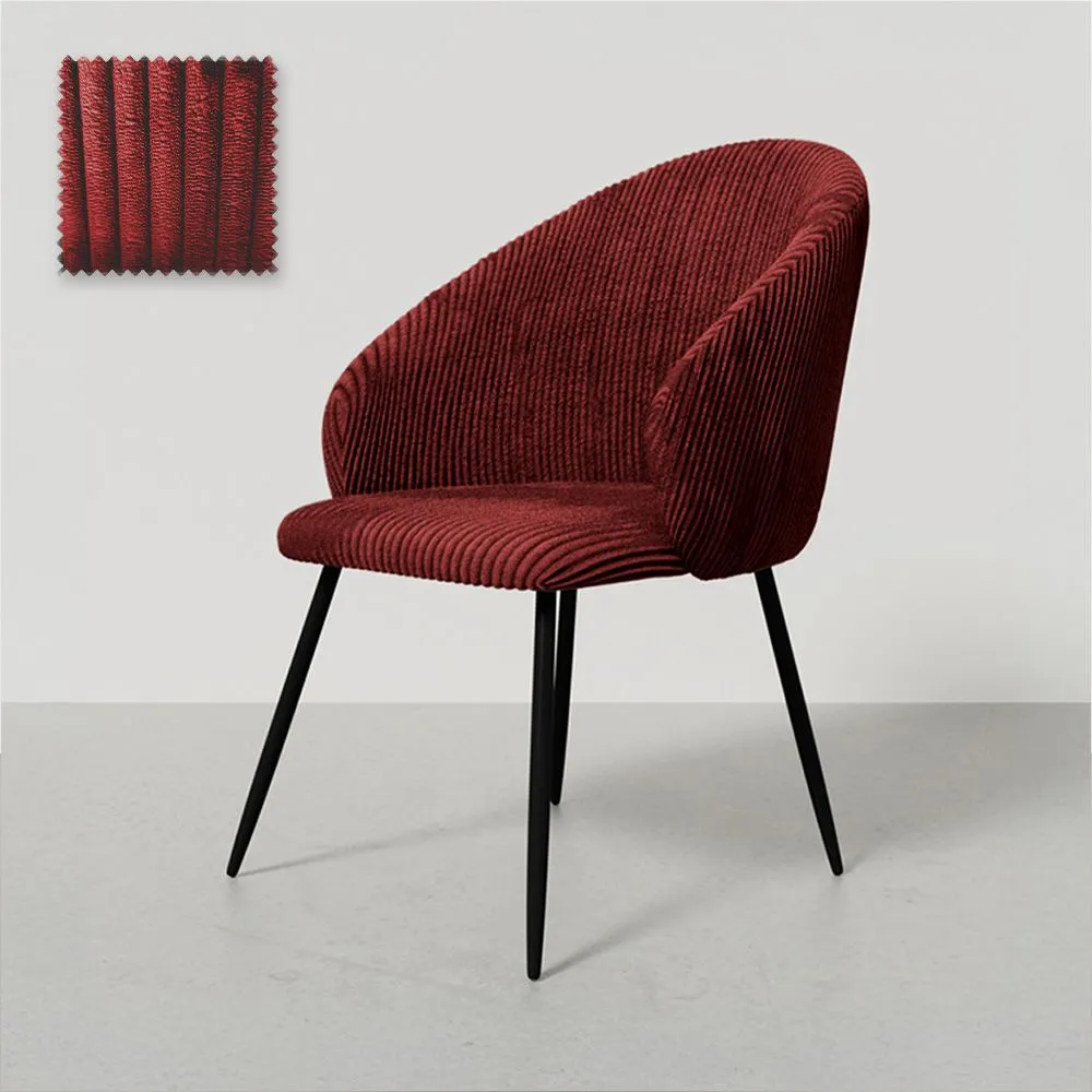 Eetkamerstoel Bekleed met Fluweel - Brugges image 8