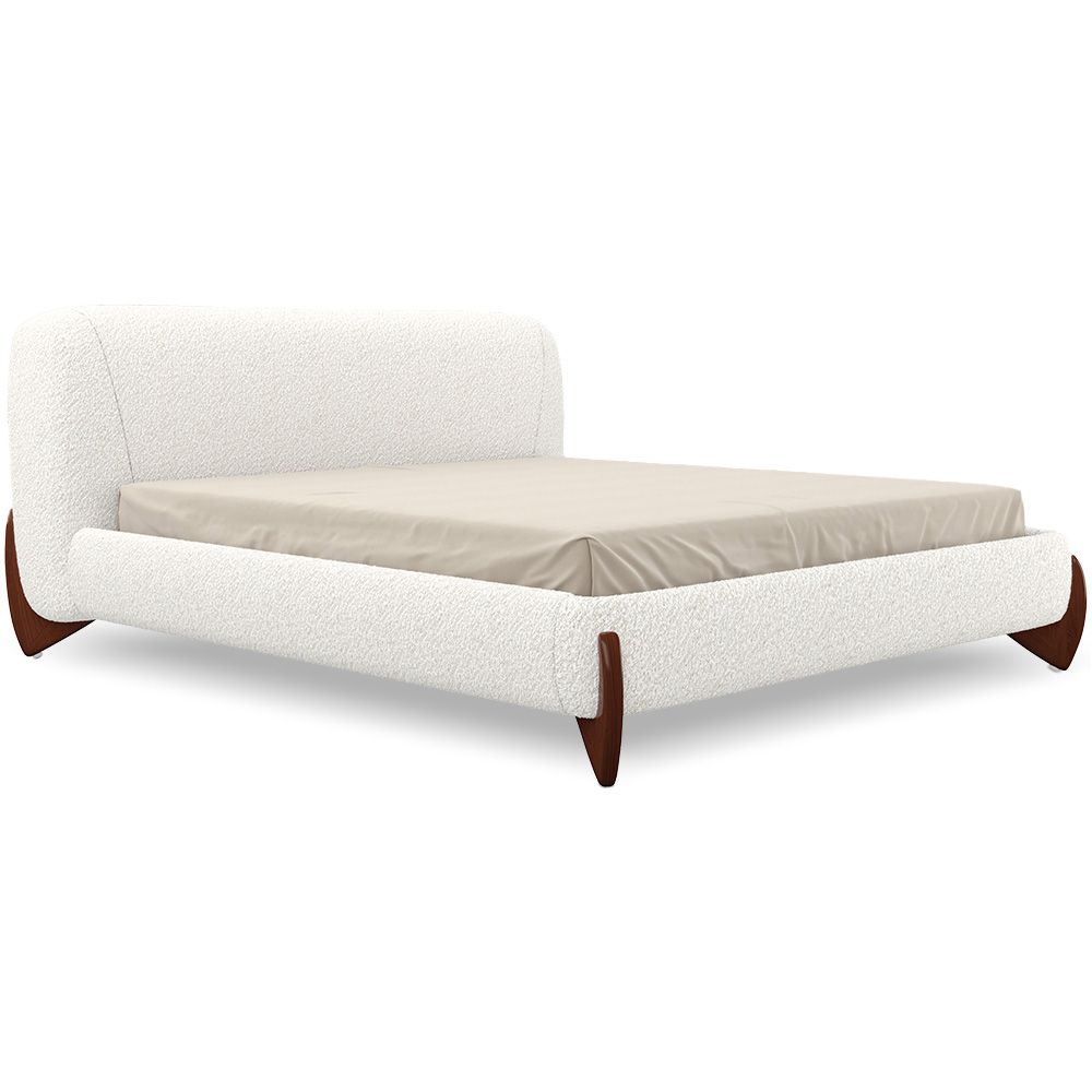 Tweepersoonsbed 160x200 CM Bed - Bekleed met Bouclé Stof - Dream image 8
